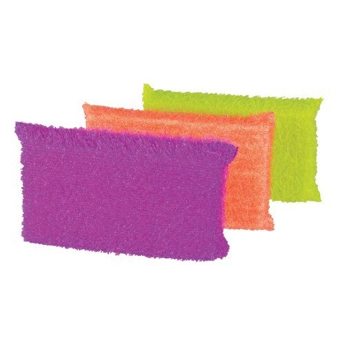 Casabella Scrub Sponge, 3-Pack, Assorted Colors